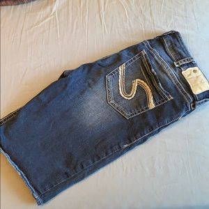 Silver Bermuda Shorts